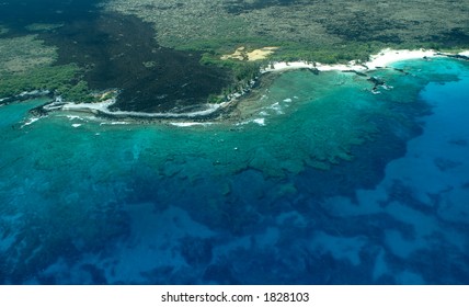 Big Island Aerial Shot - Beach, Hawaii