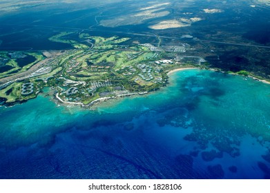 Big Island Aerial Shot - Beach, Hawaii