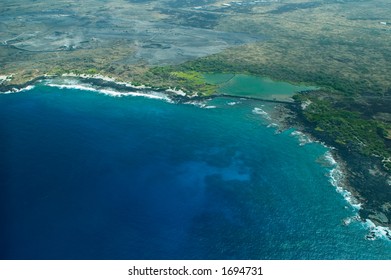 Big Island Aerial Shot, Hawaii