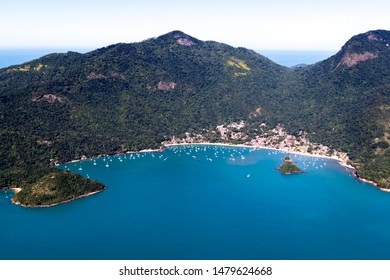 Big Island Ubatuba Brazil Beach