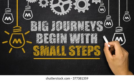 Big Journey Begin With Small Steps