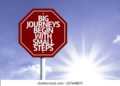 356 Big journey begin with small steps Images, Stock Photos & Vectors ...