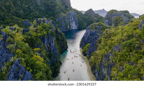 Big Lagoon in the Philippines - Shutterstock ID 2301629237