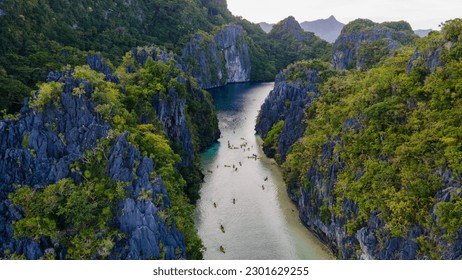Big Lagoon in the Philippines - Shutterstock ID 2301629255