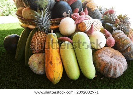 A big merit-making event, the Kathin Merit-making Ceremony is considered a great merit-making event for Thai people. Fruits such as bananas, pumpkins, coconuts, sugarcane, pomelo, pineapple, watermelo