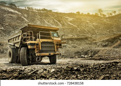 Big mining dumping truck - Shutterstock ID 728438158