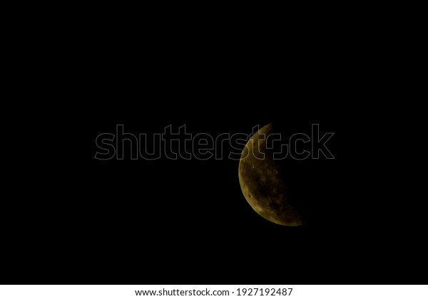 big moon in the night\
sky