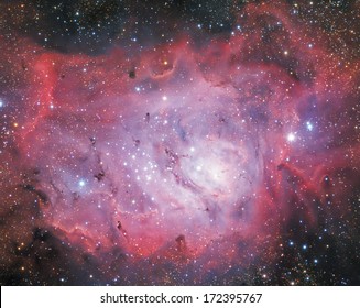 Big Nebula In Constellation Of The Archer.