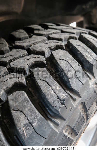 The big off-road\
tires
