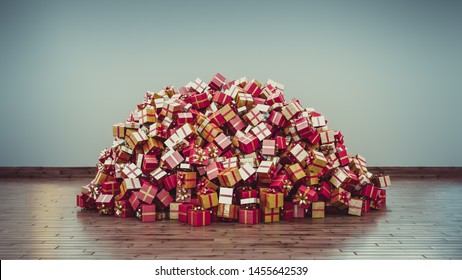 A Big Pile Of Christmas Presents