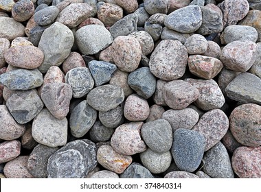 Big pile of stones as a background
