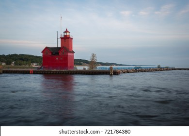 The Big Red Light House In Holland, Mi.