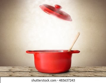 Big Red Pot For Soup