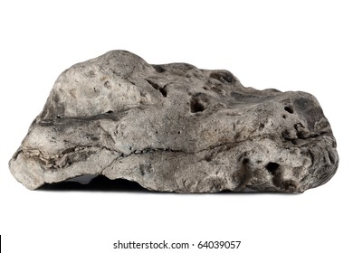 Big Rock Isolated On A White Background