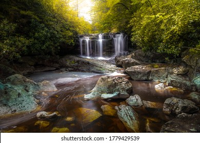 Big Run Falls Waterfalls In WV Within Tucker County.