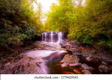 Big Run Falls Waterfalls In WV Within Tucker County.