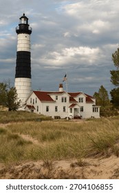 Big Sable Point Light is a lighthouse is located in Ludington State Park just north of of Ludington, MI, USA. First constructed in 1867, it continues to be an active navigational aid.