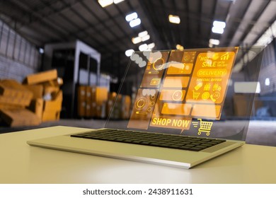 Big sale shopping commerce technology Applications buy online final sale offer details flash sale banner template design web social media shopping online computer UI User interface notebook laptop