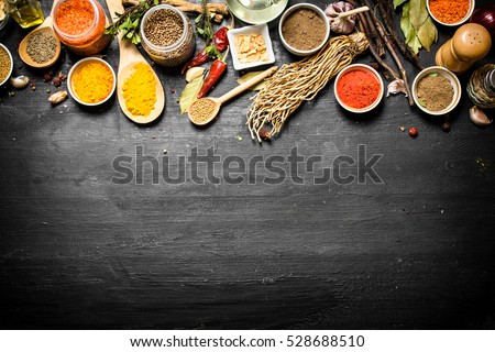 Similar – Image, Stock Photo Various Asian cooking ingredients