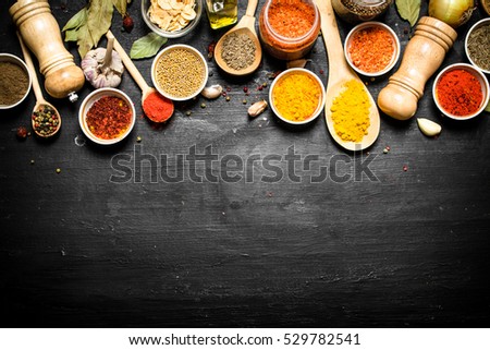 Similar – Image, Stock Photo Various Asian cooking ingredients