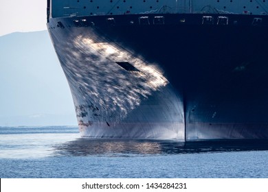 Big Ship Bow Close Up Detail