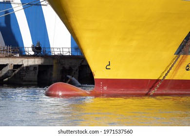 Big Ship Bow Close Up Detail