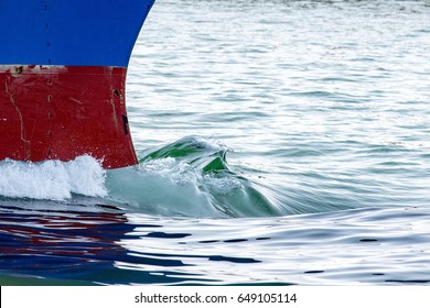 Big Ship Bow Close Up Detail