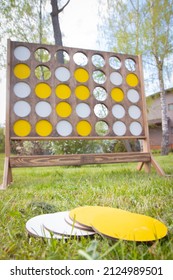 Big Size Connect Four In A Line Wooden Game