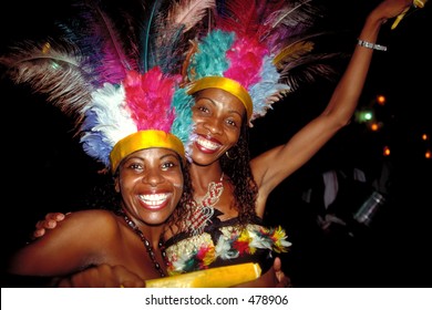 Big Smiles During Carnival - Salvador Da Bahia, Brazil