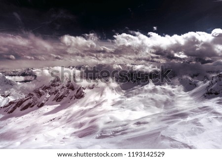 Similar – Image, Stock Photo Snowdrifts III Winter