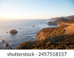 Big Sur, California, coastal, cliffs, Pacific Ocean, rugged, coastline, breathtaking, views, scenic, beauty, dramatic, landscapes, stunning, vistas, majestic, ocean, waves, rocky, shores, sea stacks