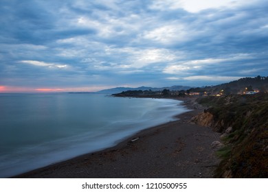 Big Sur Coast Line At Night