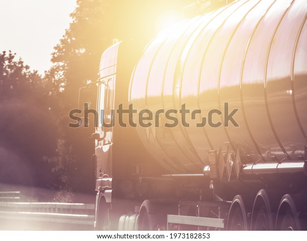 Big tanker truck, cistern water fuel truck, trailer
tanker truck