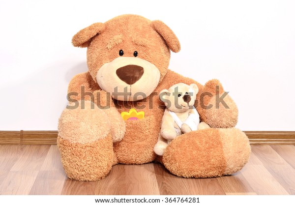 big and small teddies