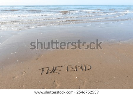 Similar – Image, Stock Photo last big wave Waves