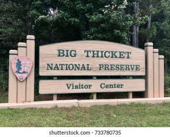 Big Thicket National Preserve sign