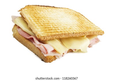 Big Toast Sliced with ham and cheese
