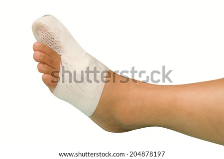 Big toe injury. Splint support for  big toe injury