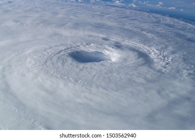 Big tornado from space. Elements of this image were furnished by NASA for any purpose