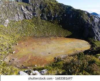 Big Volcano Crater On Mount Apo