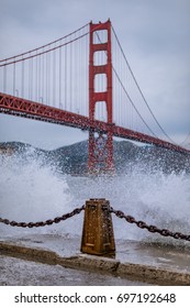 A Big Wave At Fort Point