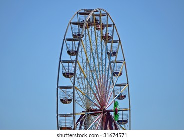 Big Wheel In The Fairground In Strathclyde Country Park In Scotland