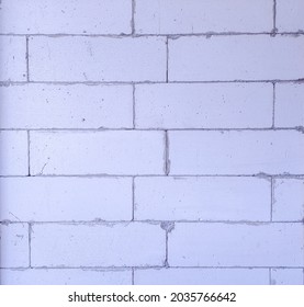 Big White Brick Wall Pattern