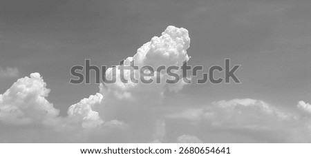 BIG WHITE CLOUD IN BW MODE