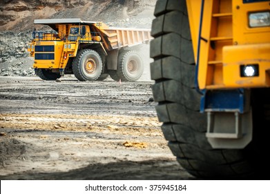 Big Yellow Mining Truck. 