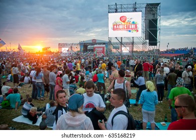 BIG ZAVIDOVO, Russia - July 6, 2012
Biggest Russian Rock Open-air Festival 