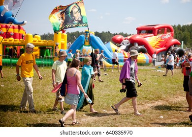 BIG ZAVIDOVO, Russia - July 7, 2012
Biggest Russian Rock Open-air Festival 