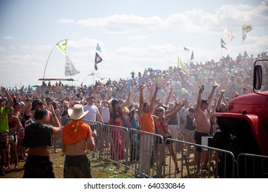 BIG ZAVIDOVO, Russia - July 8, 2012
Biggest Russian Rock Open-air Festival 