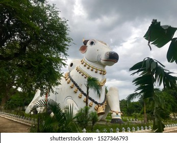 Biggest Nandi Statue Of Lord Siva At Mahanadi Village Kurnool District 