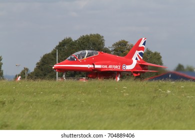 Biggin Hill,UK,August 20th 2017,The World Famous Red Arrows Display At The London Biggin Hill Airport Festival Of Flight